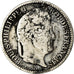 Moneda, Francia, Louis-Philippe, 50 Centimes, 1847, Paris, BC+, Plata, KM:768.1