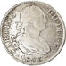 Moneta, Spagna, Charles IV, 2 Reales, 1806, Madrid, MB, Argento, KM:430.1