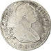 Moneta, Spagna, Charles IV, 2 Reales, 1806, Madrid, MB, Argento, KM:430.1