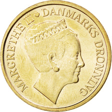 Coin, Denmark, Margrethe II, 20 Kroner, 2010, MS(63), Aluminum-Bronze, KM:937