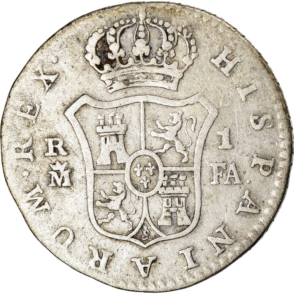 Moneda, España, Charles IV, Real, 1807, Madrid, BC+, Plata, KM:429.1