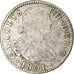 Monnaie, Espagne, Charles IV, 2 Reales, 1801, Seville, TB, Argent, KM:430.2