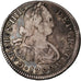 Moneda, Perú, Charles IV, 2 Reales, 1792, Lima, BC+, Plata, KM:95