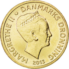 Coin, Denmark, 20 Kroner, 2013, MS(63), Aluminium-Bronze, KM:New