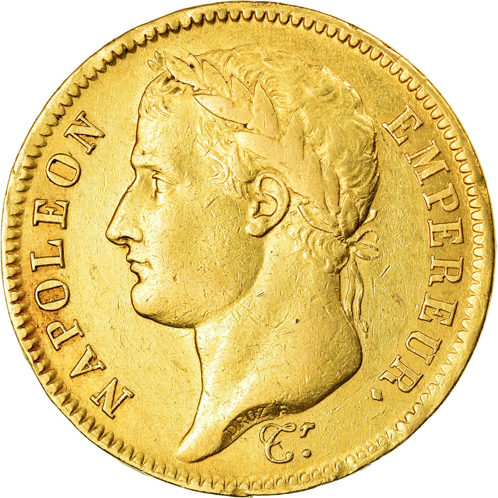 Münze, Frankreich, Napoléon I, 40 Francs, 1810, Lille, SS+, Gold, KM:696.6