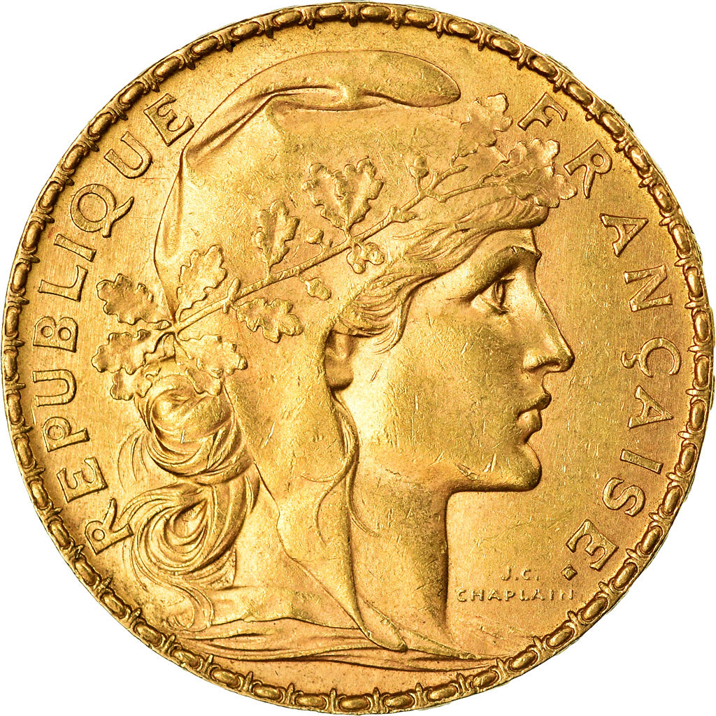 Monnaie, France, Marianne, 20 Francs, 1904, Paris, TTB+, Or, Gadoury:1064
