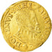Monnaie, Pays-Bas espagnols, Philippe II, 1/2 Réal, 1556-1598, Anvers, TTB, Or