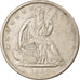 Moneda, Estados Unidos, Seated Liberty Half Dollar, Half Dollar, 1860, U.S.