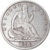 Coin, United States, Seated Liberty Half Dollar, 1858 O, EF(40-45), Silver