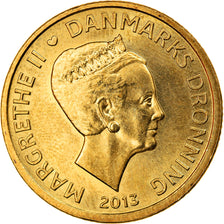 Coin, Denmark, 20 Kroner, 2013, MS(63), Aluminium-Bronze, KM:New