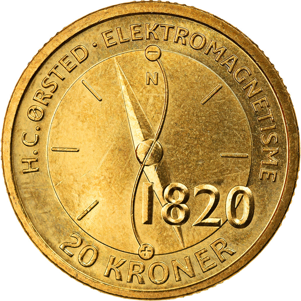 Coin, Denmark, 20 Kroner, 2013, MS(63), Aluminium-Bronze, KM:New
