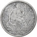 Coin, United States, Seated Liberty Half Dollar, Half Dollar, 1857, U.S. Mint