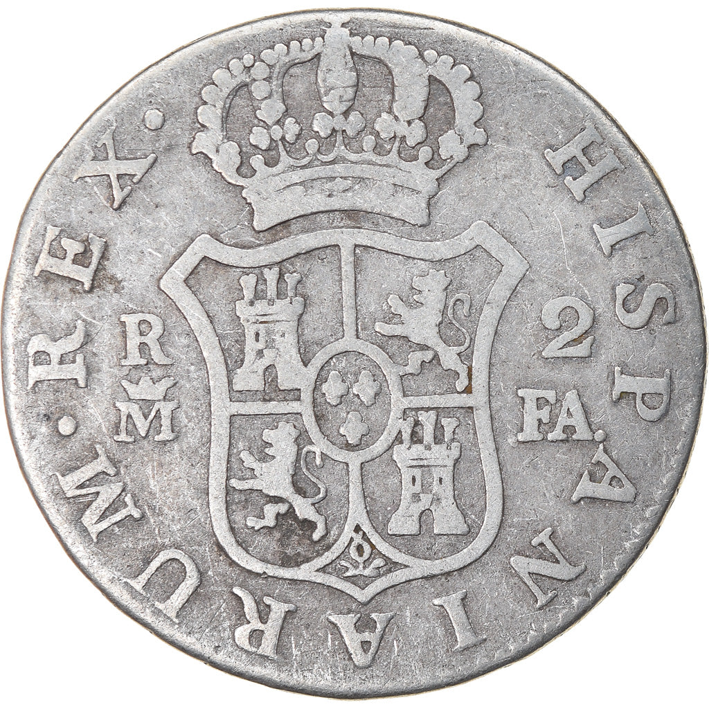 Münze, Spanien, Charles IV, 2 Reales, 1801, Madrid, S, Silber, KM:430.1
