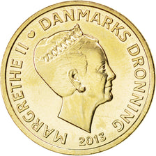 Danimarca, 20 Kroner, 2013, SPL, Alluminio-bronzo, KM:New