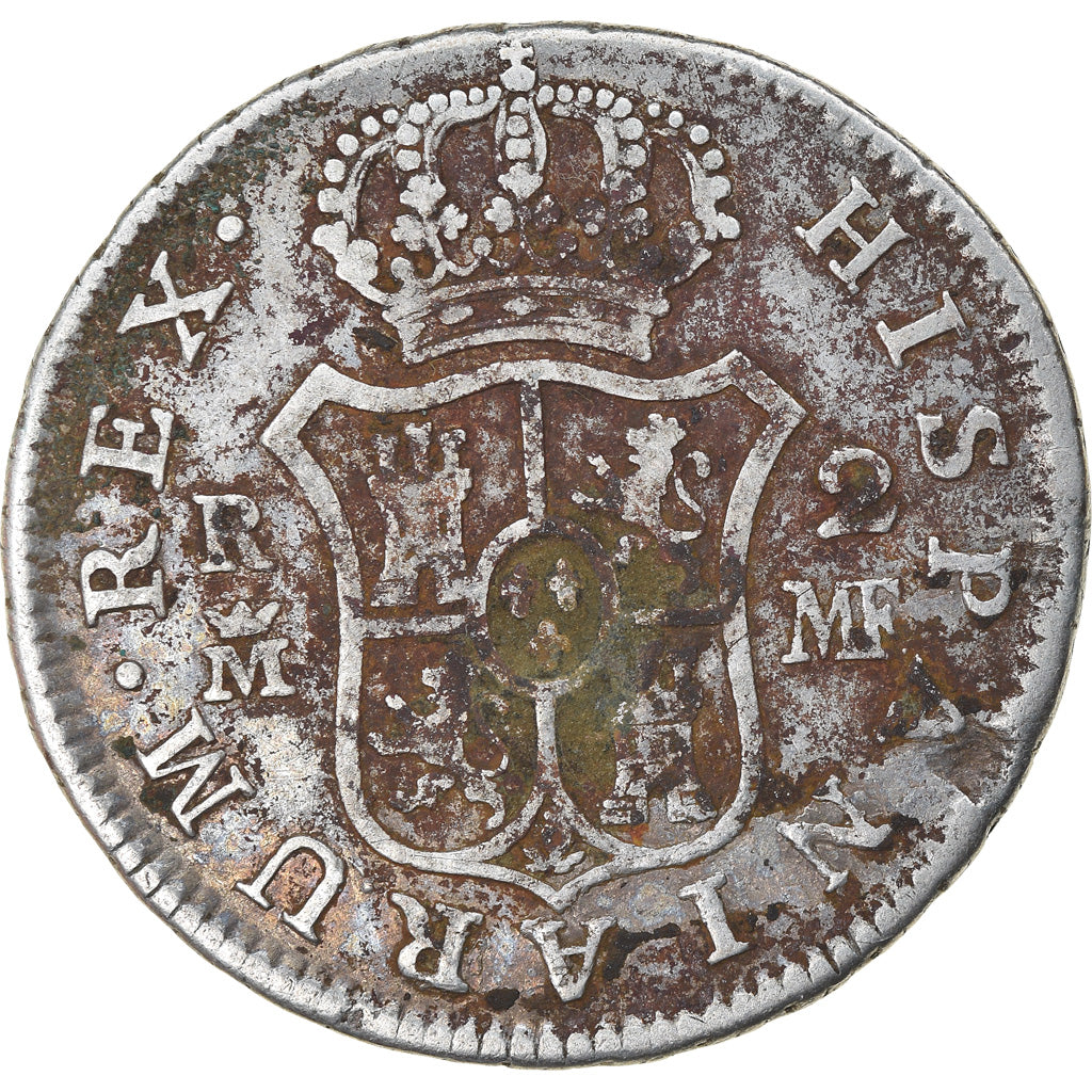 Münze, Spanien, Charles IV, 2 Reales, 1795, Madrid, S, Silber, KM:430.1