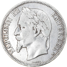 Coin, France, Napoléon III, 5 Francs, 1869, Strasbourg, VF(30-35), Silver