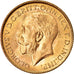 Coin, INDIA-BRITISH, George V, Sovereign, 1918, Bombay, MS(60-62), Gold, KM:525A