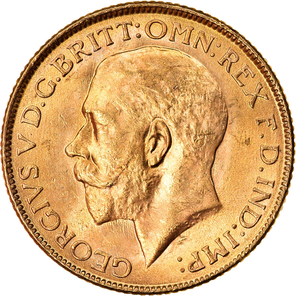 Monnaie, INDIA-BRITISH, George V, Sovereign, 1918, Bombay, SPL, Or, KM:525A