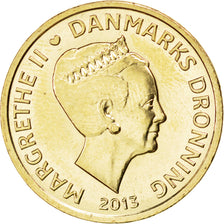 Coin, Denmark, 20 Kroner, 2013, MS(63), Aluminium-Bronze, KM:New