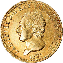 Moeda, ESTADOS ITALIANOS, SARDINIA, Carlo Felice, 40 Lire, 1825, Torino