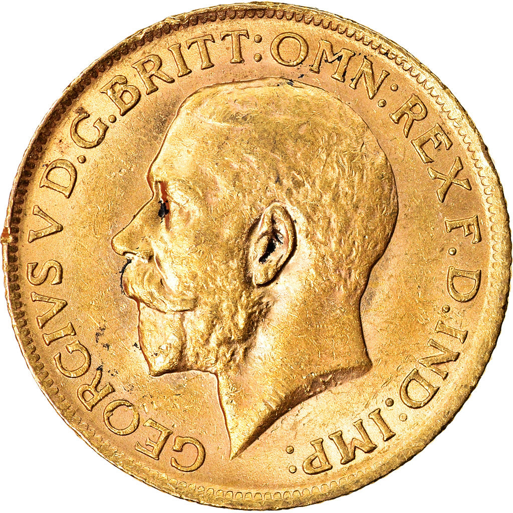Monnaie, Grande-Bretagne, George V, Sovereign, 1911, Londres, SUP+, Or, KM:820