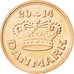 Coin, Denmark, 50 Öre, 2014, MS(63), Bronze, KM:866.3
