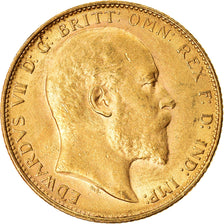 Coin, Australia, Edward VII, Sovereign, 1902, Melbourne, AU(55-58), Gold, KM:15