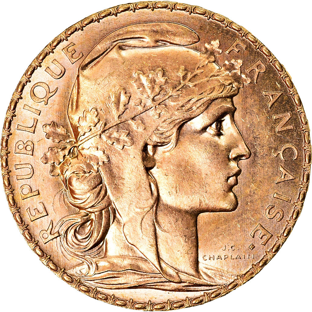 Coin, France, Marianne, 20 Francs, 1911, Paris, MS(63), Gold, KM:857
