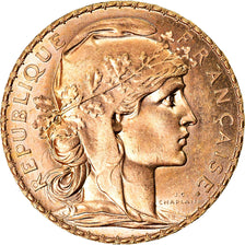 Coin, France, Marianne, 20 Francs, 1911, Paris, MS(63), Gold, KM:857