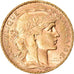 Moneta, Francia, Marianne, 20 Francs, 1907, Paris, SPL-, Oro, KM:857