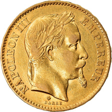 Coin, France, Napoleon III, Napoléon III, 20 Francs, 1868, Strasbourg