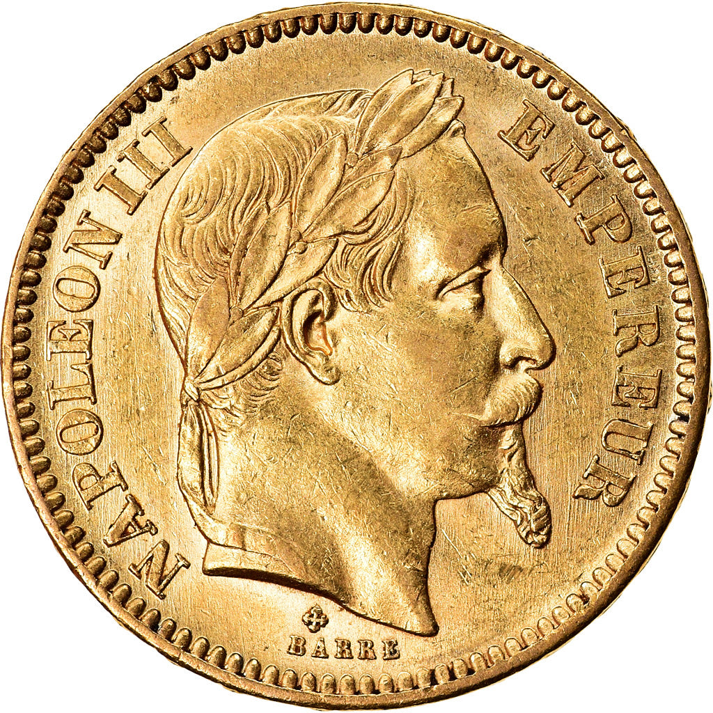 Münze, Frankreich, Napoleon III, Napoléon III, 20 Francs, 1864, Strasbourg