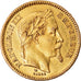 Monnaie, France, Napoleon III, 20 Francs, 1865, Strasbourg, TTB+, Or