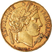 Coin, France, Cérès, 20 Francs, 1851, Paris, AU(50-53), Gold, KM:762