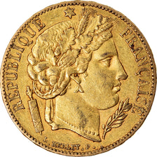 Coin, France, Cérès, 20 Francs, 1850, Paris, EF(40-45), Gold, KM:762