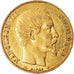 Moeda, França, Napoleon III, Napoléon III, 20 Francs, 1855, Paris, EF(40-45)