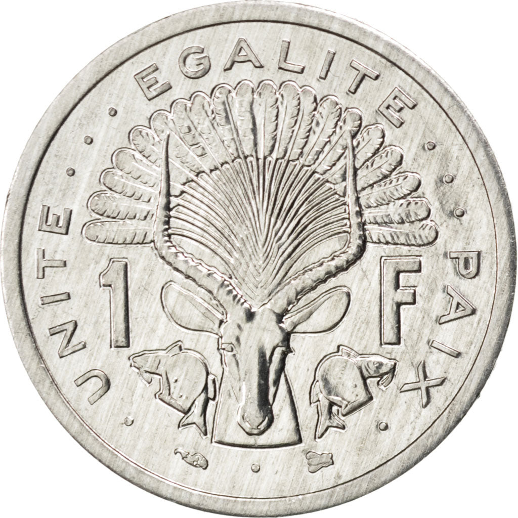 DJIBOUTI, Franc, 1999, Paris, KM #20, MS(63), Aluminum, 23, 1.29