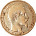 Moneta, Francja, Napoleon III, Napoléon III, 20 Francs, 1856, Strasbourg