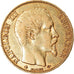 Frankreich, Napoleon III, 20 Francs, 1858, Strasbourg, SS, Gold, KM:781.2