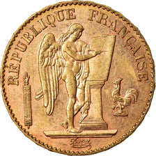 Coin, France, Génie, 20 Francs, 1896, Paris, AU(55-58), Gold, KM:825