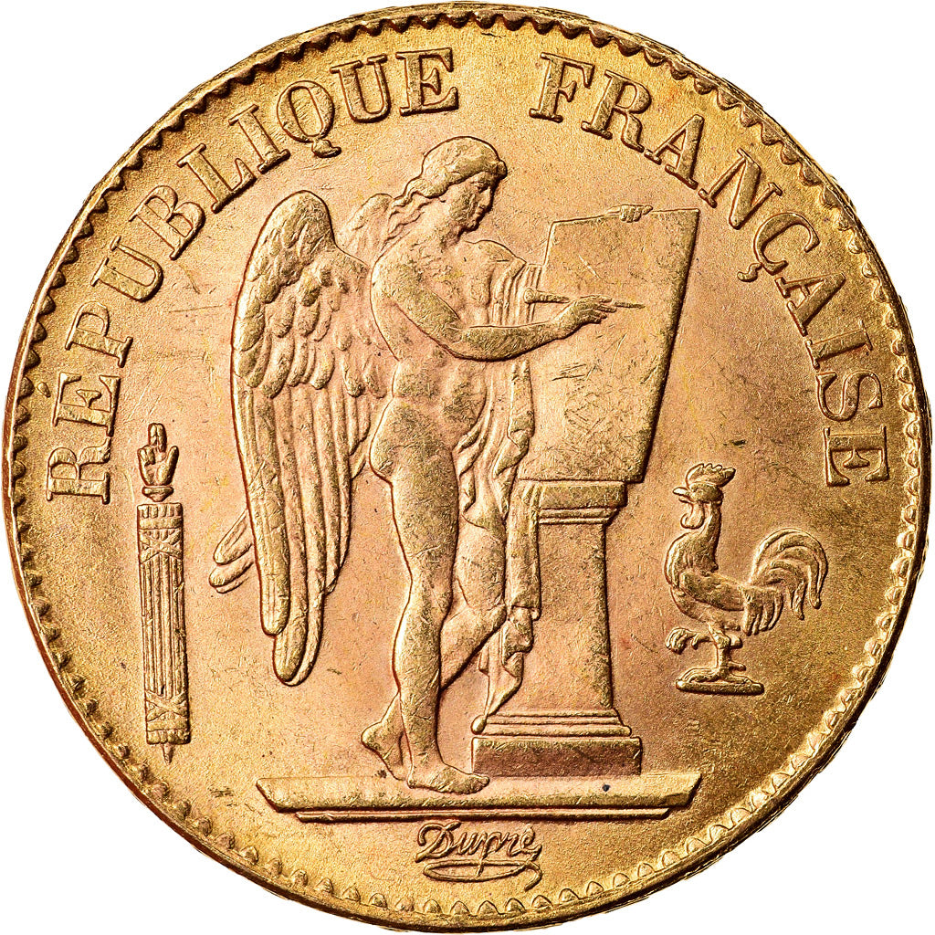 Monnaie, France, Génie, 20 Francs, 1893, Paris, SUP, Or, Gadoury:1063, KM:825