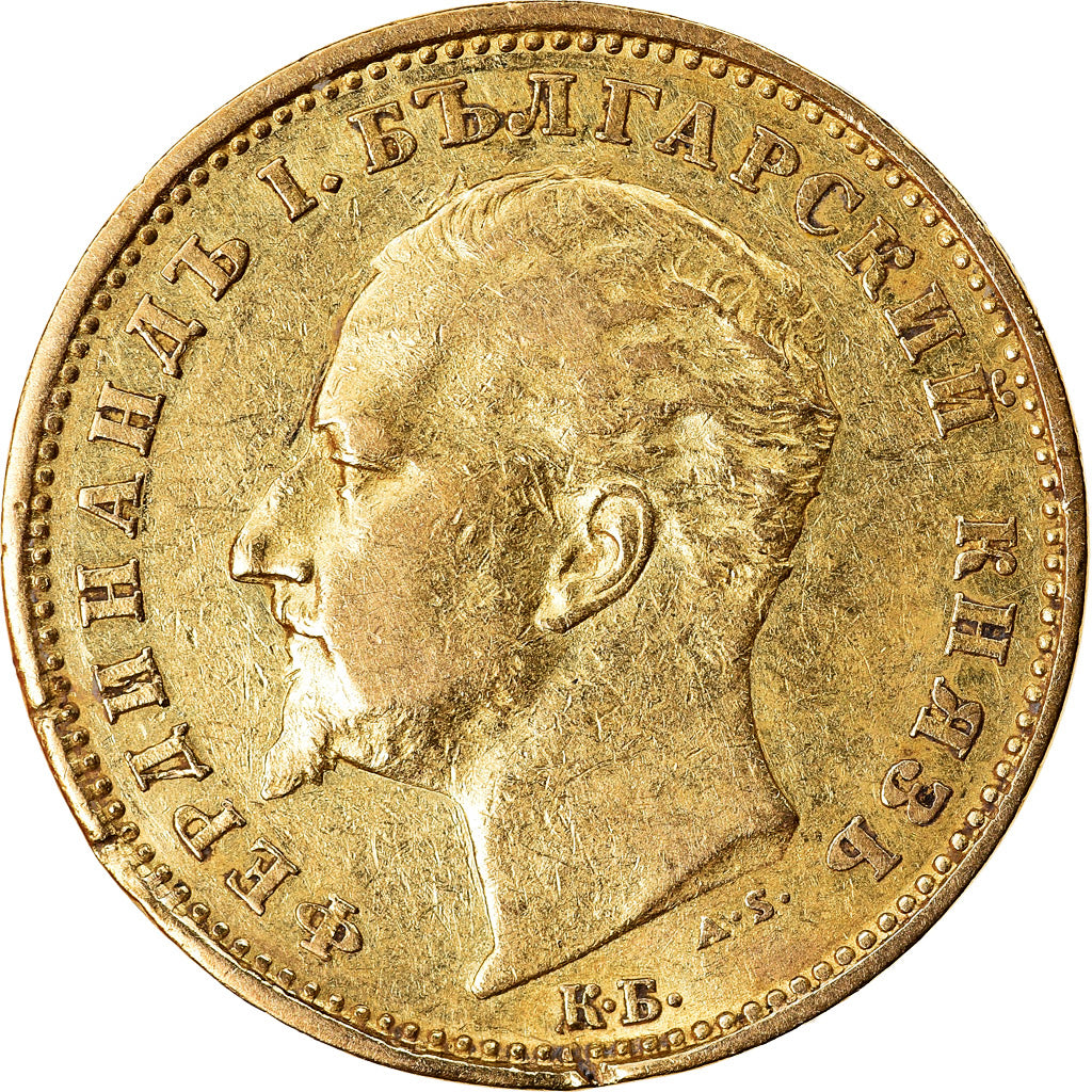 Coin, Bulgaria, Ferdinand I, 20 Leva, 1894, Kormoczbanya, Hungary, EF(40-45)