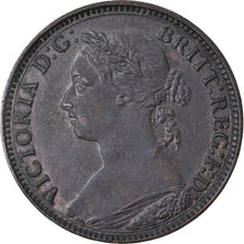 Moneta, Gran Bretagna, Victoria, Farthing, 1881, Heaton, SPL-, Bronzo, KM:753