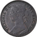 Moneta, Gran Bretagna, Victoria, Farthing, 1881, Heaton, SPL-, Bronzo, KM:753