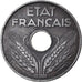 Coin, France, État français, 20 Centimes, 1944, Paris, AU(50-53), Iron