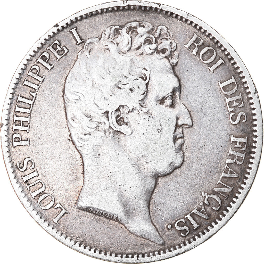 Coin, France, Louis-Philippe, 5 Francs, 1831, Lille, EF(40-45), Silver