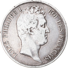 Coin, France, Louis-Philippe, 5 Francs, 1831, Lille, EF(40-45), Silver