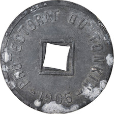 Coin, Tonkin, 1/600 Piastre, 1905, Paris, VF(30-35), Zinc, KM:1
