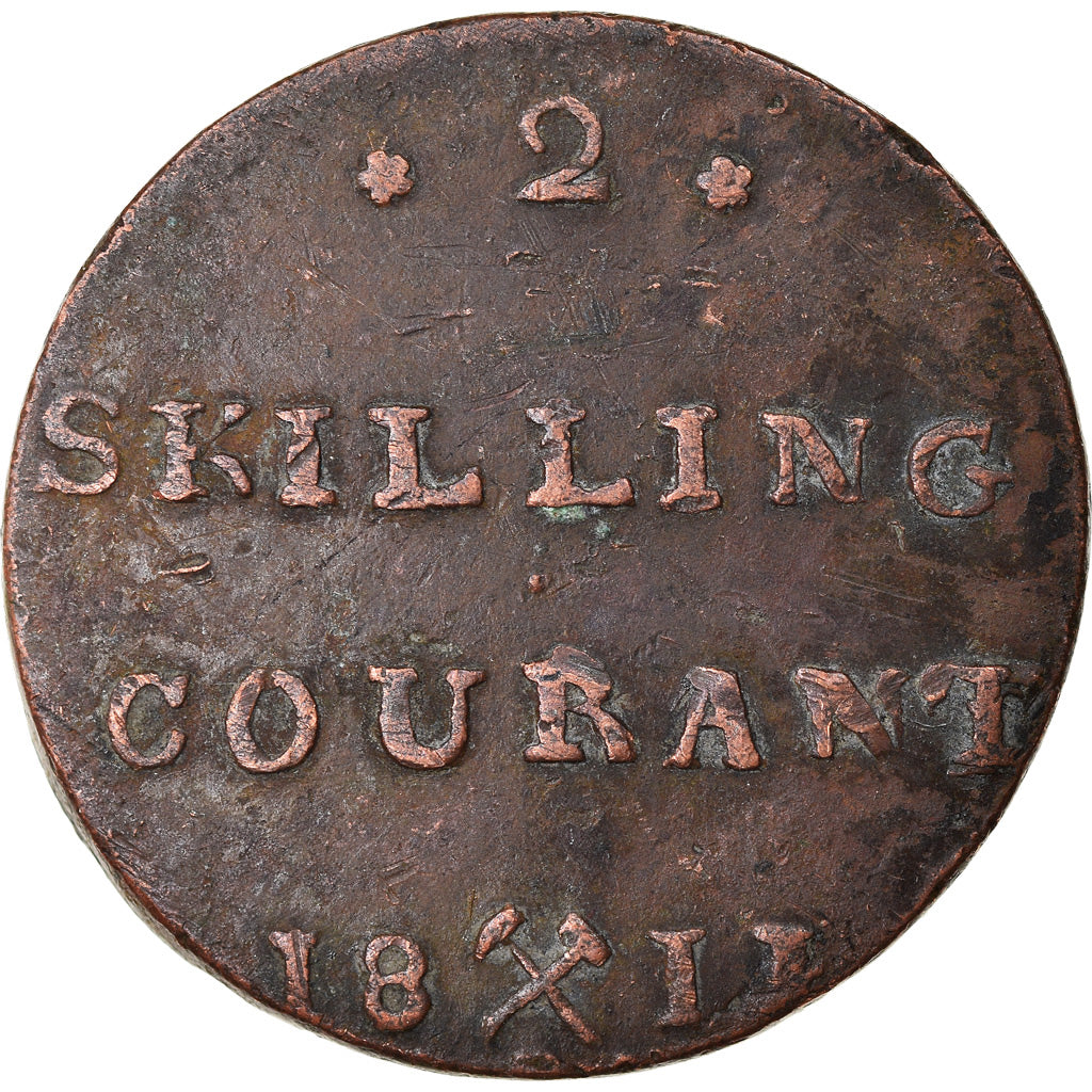 Coin, Norway, Frederik VI, 2 Skilling, 1811, VF(20-25), Copper, KM:280.3