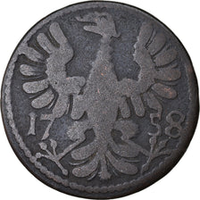 Coin, German States, AACHEN, 12 Heller, 1758, Achen, VF(30-35), Copper, KM:51